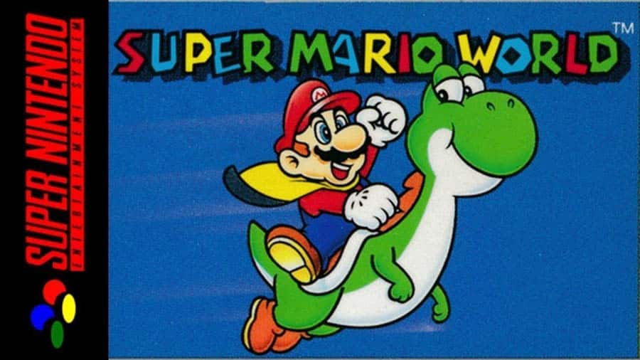 The Official Picture of Super Mario World with Mario and Yoshi, One of best emulator games for ios.