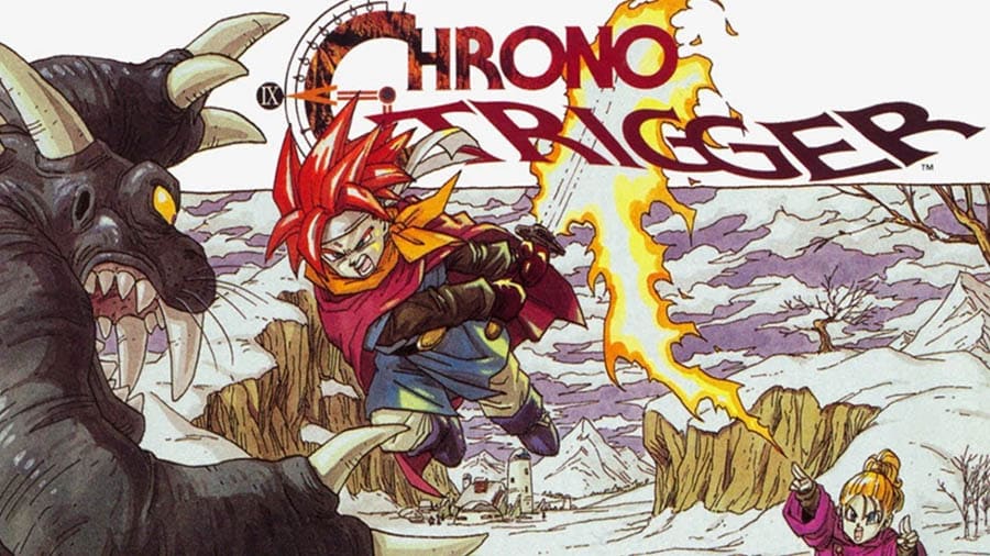 The Official Picture of Chrono Trigger with its characters, One of best emulator games for ios.