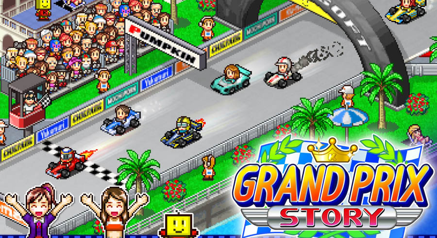 The official picture of Grand Prix Story 2, one of the best formula 1 games for android.