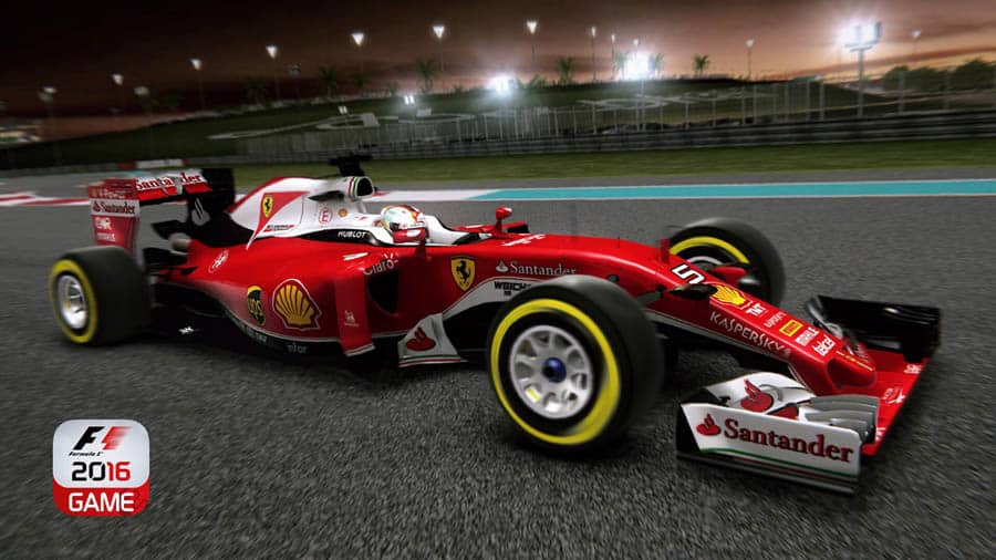 A picture of F1 2016, one of the best formula 1 games for ios.