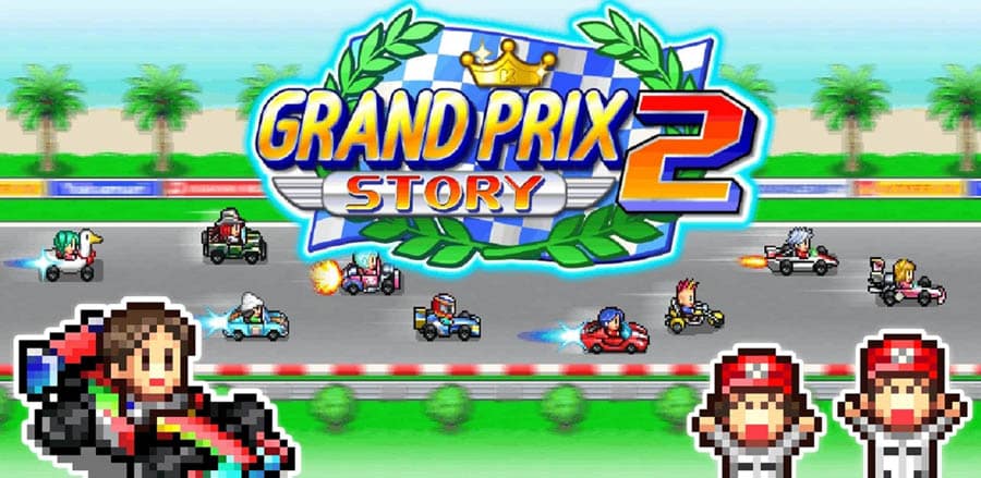 The official picture of Grand Prix Story 2, one of the best formula 1 games for ios.