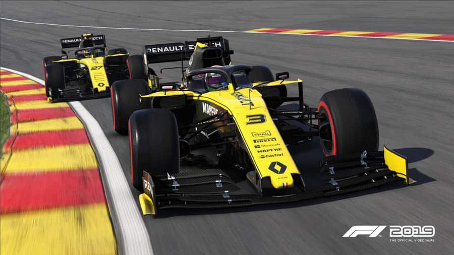 A picture of F1 2019, one of the best formula 1 games for pc.