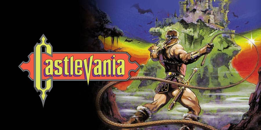 The Official Picture of Castlevania with its characters.