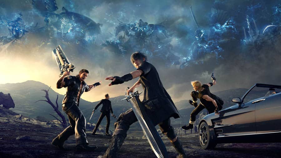 A photo of Final Fantasy XV.