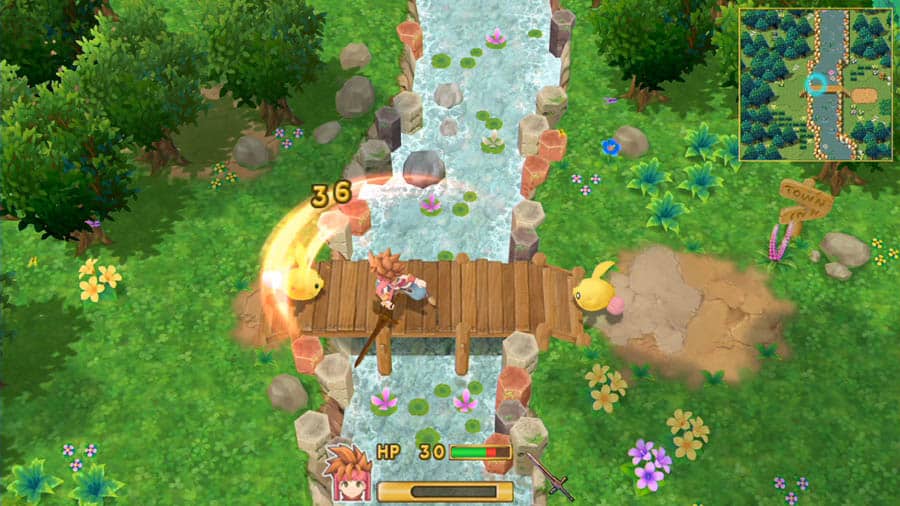 A photo of the game, featuring the gameplay.