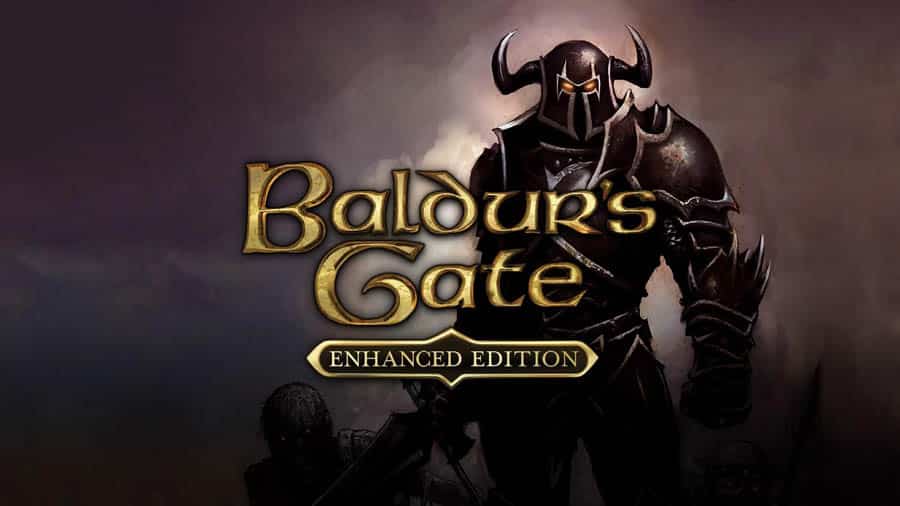 The Official Picture of Baldur's Gate: Enhanced Edition with its character, One of best retro games on steam.