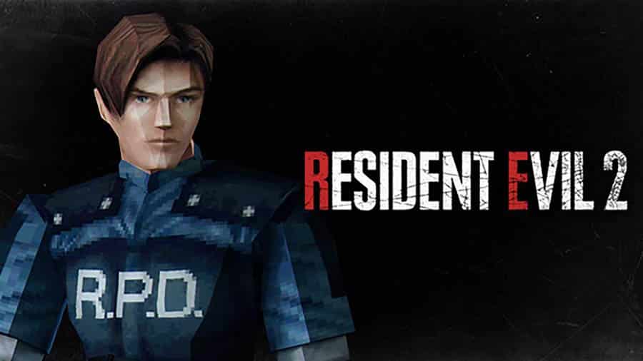 The Official Picture of Resident Evil 2 (1998) with Leon, One of best retro games on steam.