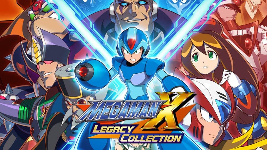 The Official Picture of Mega Man Legacy Collection with its characters, One of best retro games on steam.