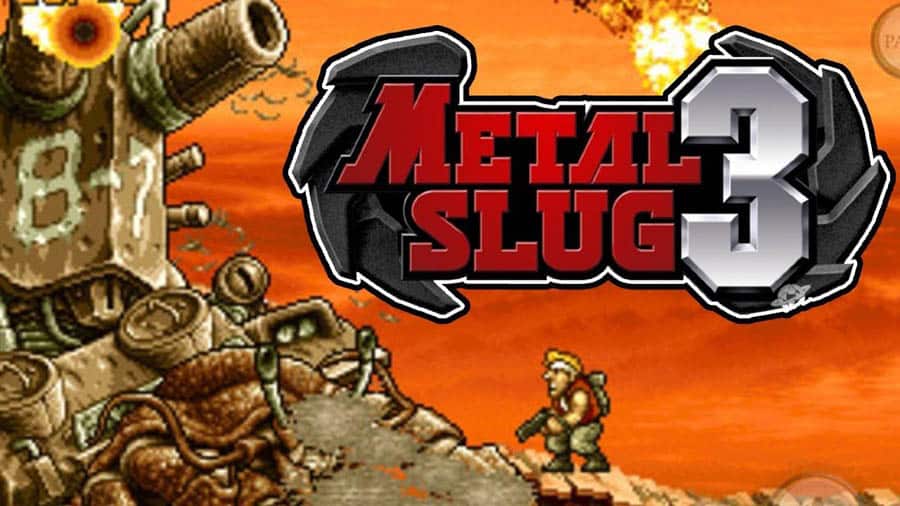 in game Picture of Metal Slug 3 with its character, One of best retro games on xbox.