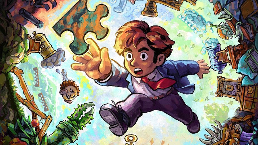 The Official Picture of Braid with its main character, One of best retro games on xbox.