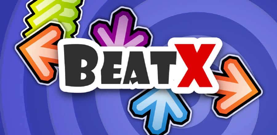 A wallpaper of BeatX, one of the best rhythm games on