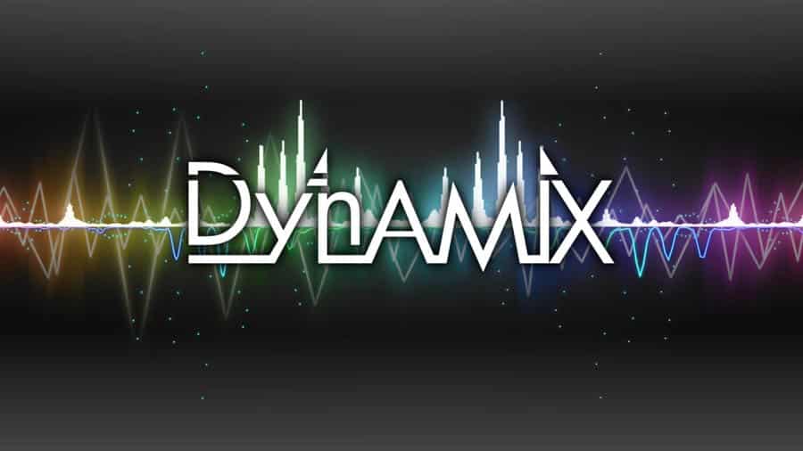 A wallpaper of Dynamix, one of the best rhythm games on iOS.