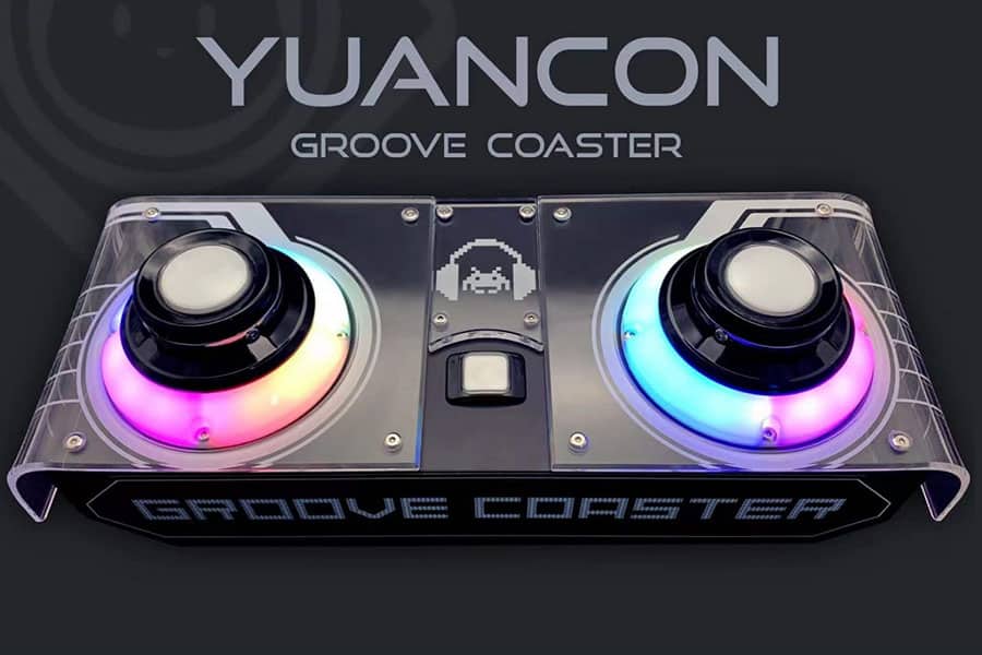 An official picture of Groove Coaster, one of the best rhythm games on pc.