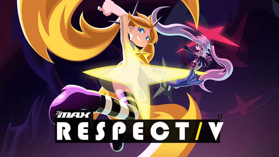 A wallpaper of DJMAX Respect V, one of the best rhythm games on pc.