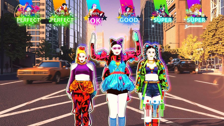 An official photo of Just Dance 2023, one of the best rhythm games on switch.