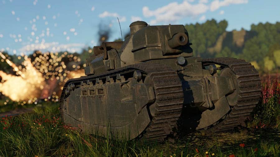 An official picture of War Thunder, one of the best tank games for ios.