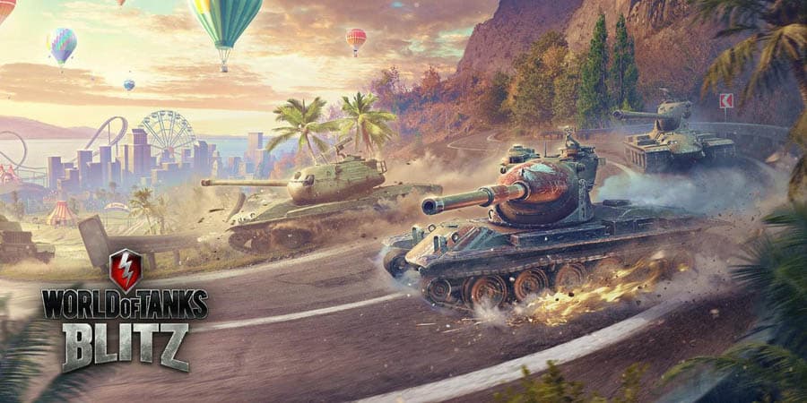 The Official Picture of World of Tanks Blitz, One of best tank games for nintendo switch.