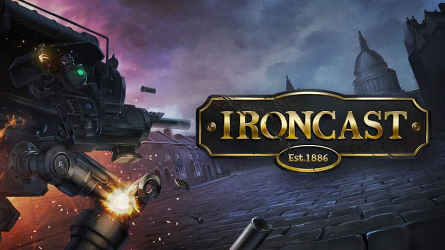 An official wallpaper of Ironcast, one of the best tank games for ps4.