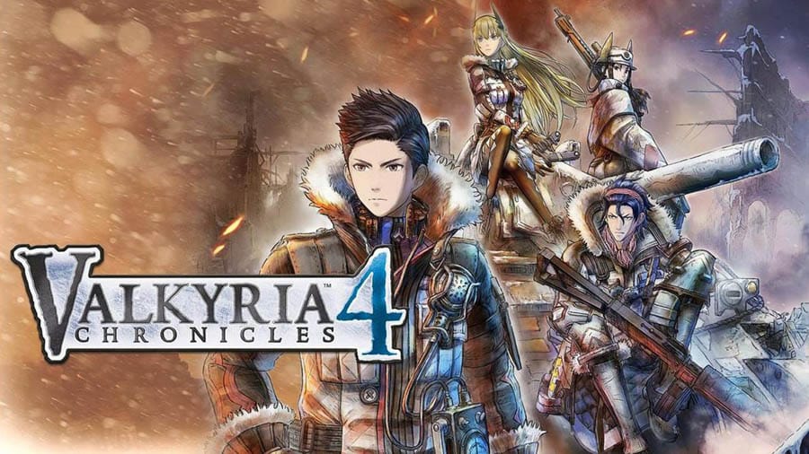 The Official Picture of Valkyria Chronicles 4 with its characters, One of best tank games for ps5.