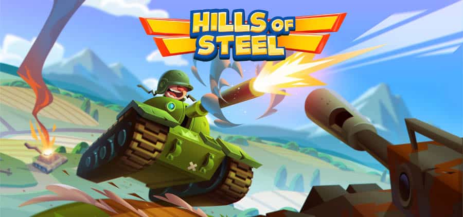 The Official Picture of Hills of Steel, One of best tank games on chromebook.