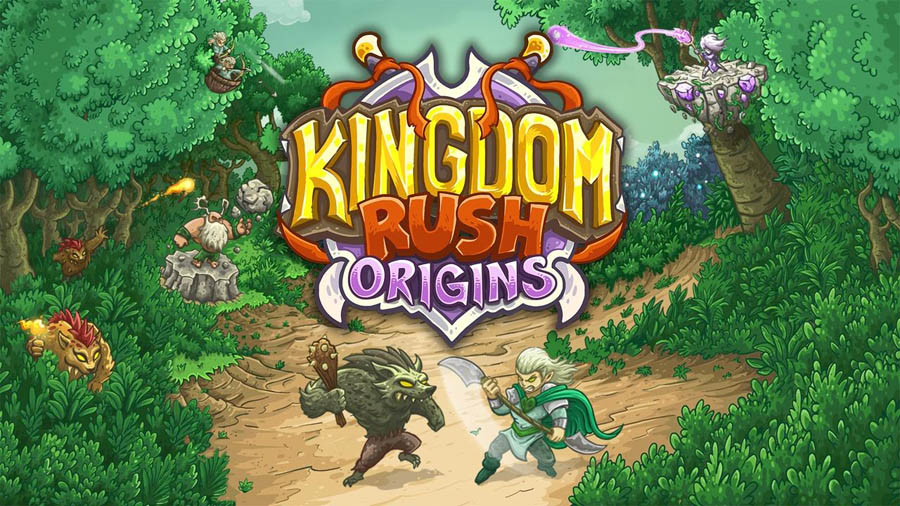 The Official Picture ofKingdom Rush with its characters, One of best tower defense games for pc