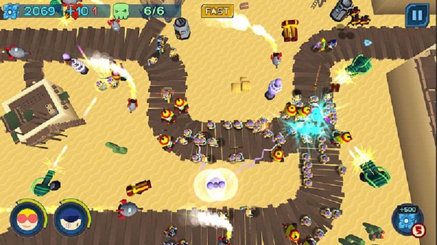 A picture of Alien Invasion Defense, one of the best tower defense games on scratch.