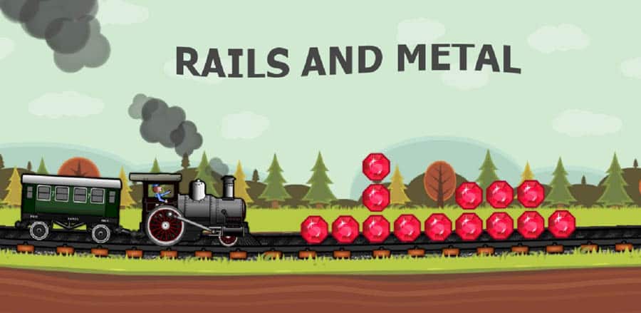 The official wallpaper of Rails And Metal, one of the best train games for android.