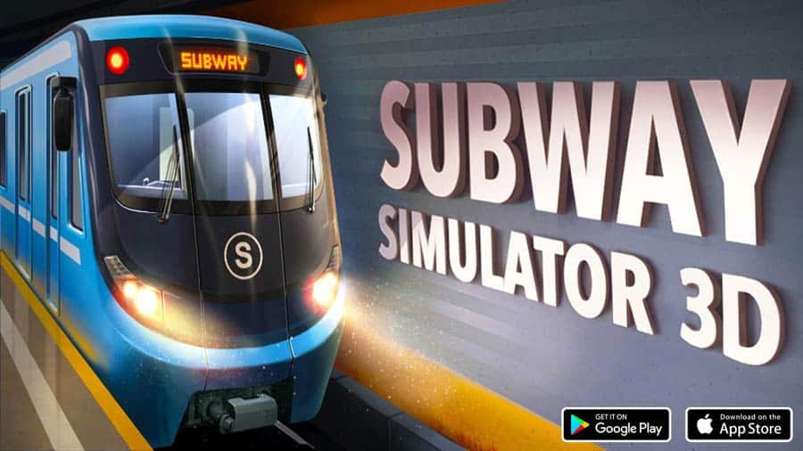 The Official Picture of Subway Simulator 3-D, One of best train games for ios.