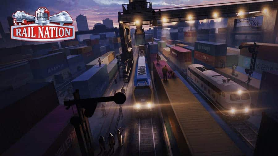 The Official Picture of Rail Nation, One of best train games for mac.