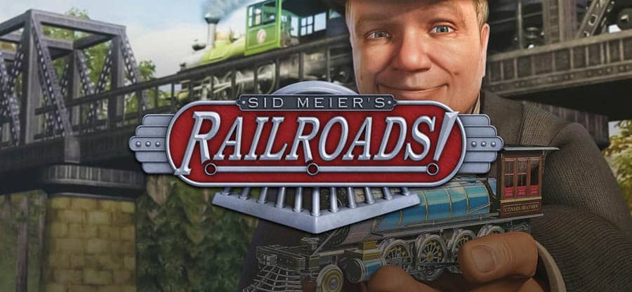 The Official Picture of Sid Meier's Railroads!, One of best train games for pc.