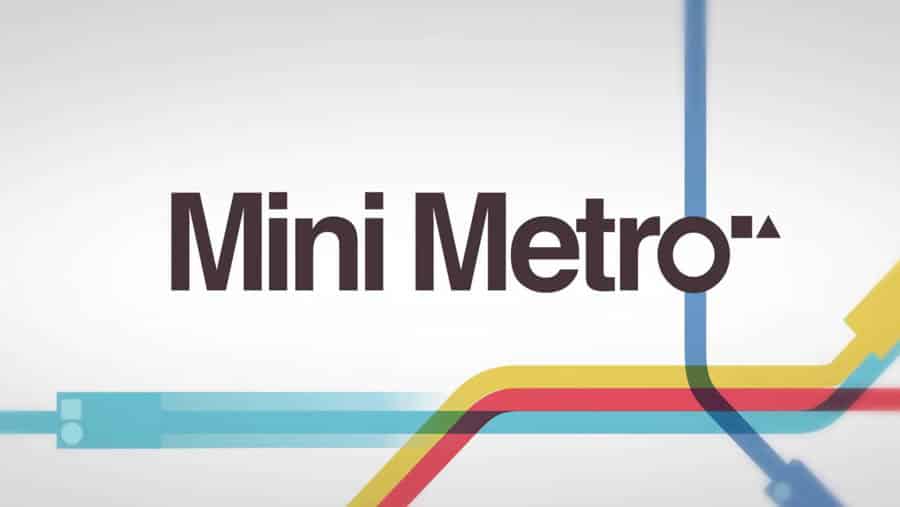 The Official Picture of Mini Metro, One of best train games on steam.