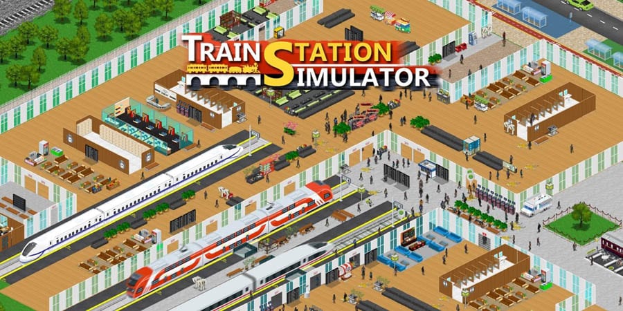 The Official Picture of Train Station Simulator, One of best train games on xbox.