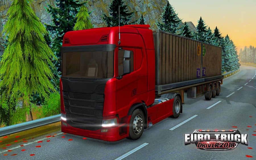 The Official Picture of Euro Truck Driver 2018, One of best truck games for android.