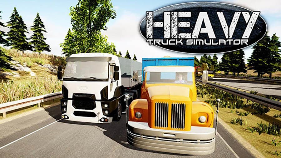 The Official Picture of Heavy Truck Simulator, One of best truck games for android.