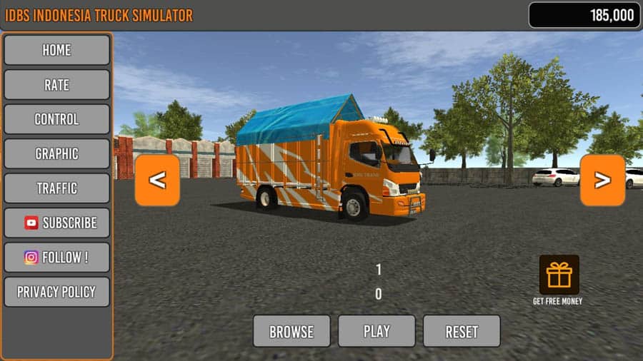 in game Picture of IDBS Indonesia Truck Simulator, One of best truck games for android.