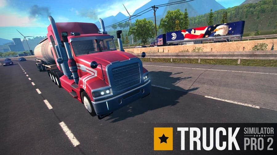 The Official Picture of Truck Simulator PRO Europe, One of best truck games for ios.