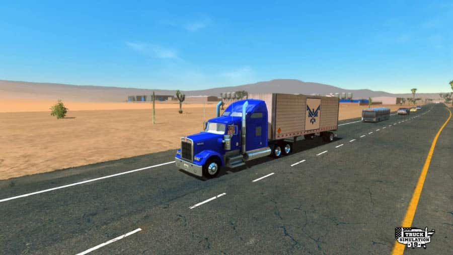 in game Picture of Truck Simulation 19, One of best truck games for ios.