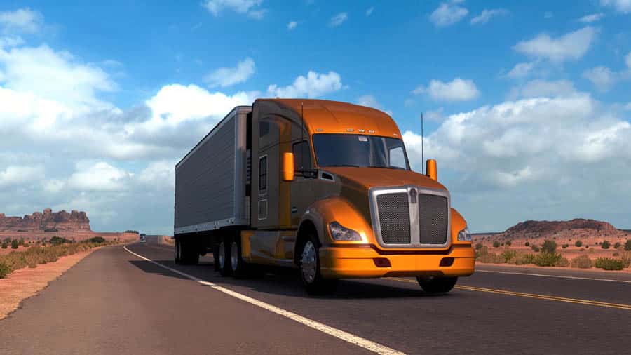 The official picture of American Truck Simulator, one of the best truck games for pc.