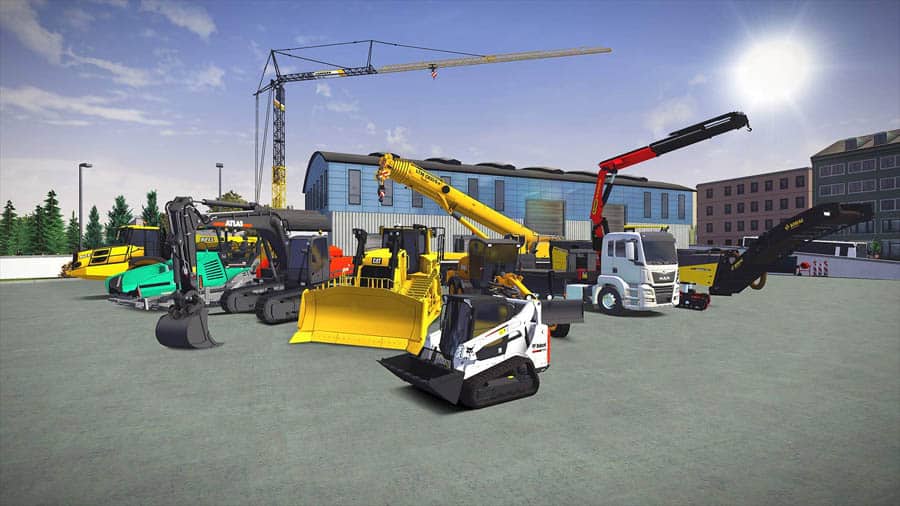 A picture of Construction Simulator 2, one of the best truck games for switch.