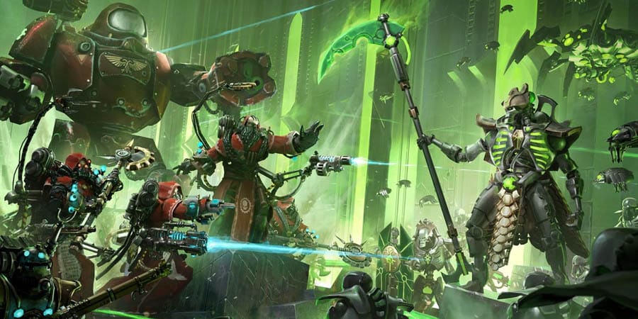 The Official picture of Warhammer 40,000: Mechanicus, One of Best Turn-Based Strategy Games for PS4.