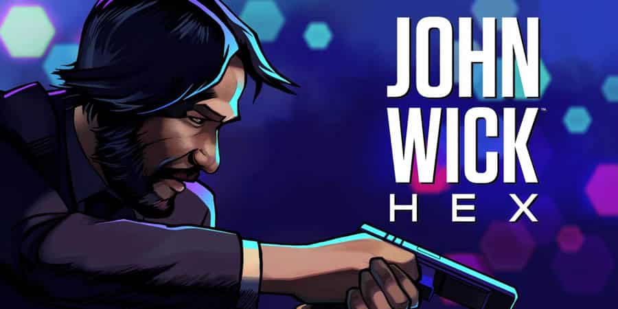 The Official picture of John Wick Hex with its main character, One of Best Turn-Based Strategy Games for PS5.