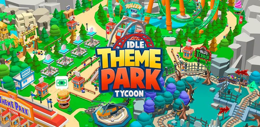 The Official Picture of Idle Theme Park Tycoon, One of best tycoon games for android.