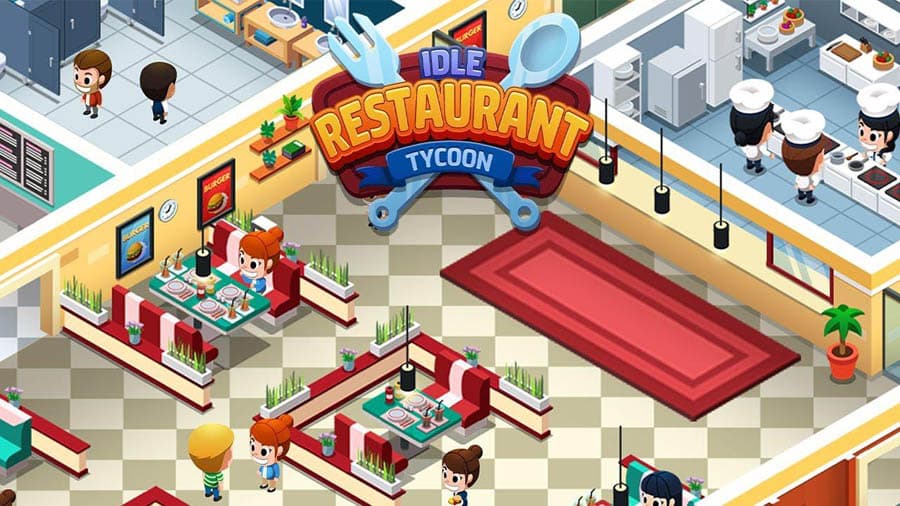 The Official Picture of Idle Restaurant Tycoon, One of best tycoon games for android.