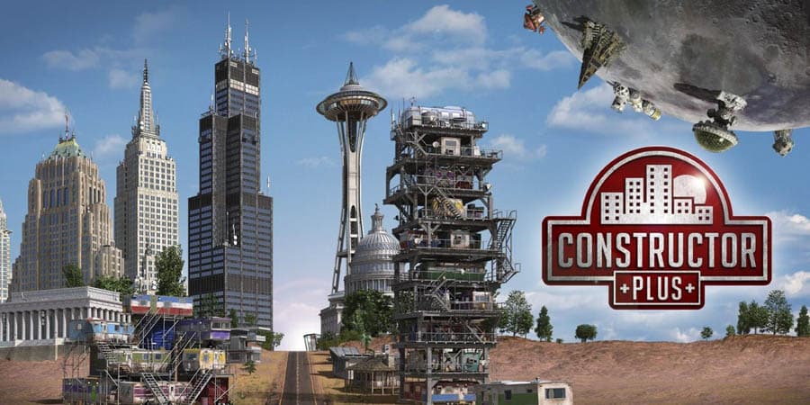 The Official Picture of Constructor Plus, One of best tycoon games for switch.