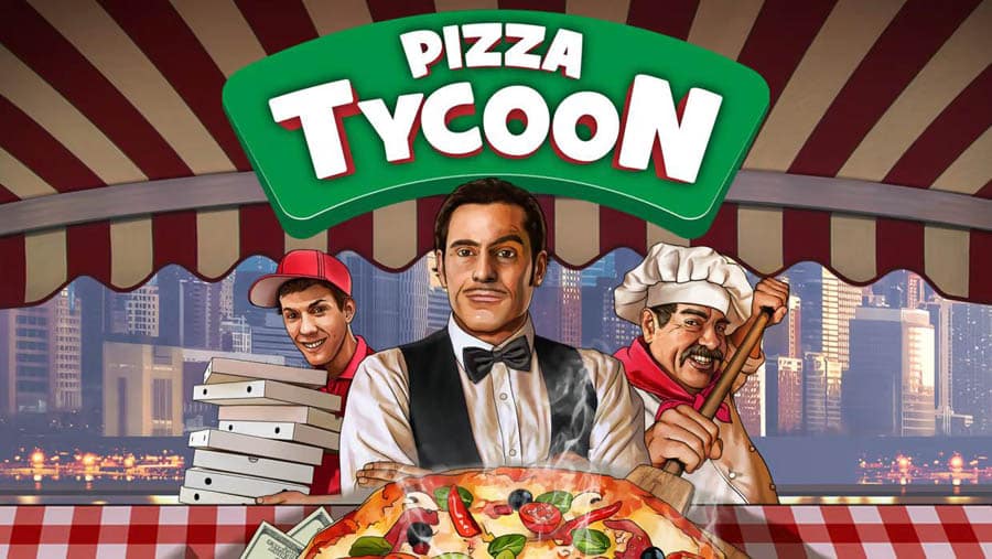 The Official Picture of Pizza Tycoon, One of best tycoon games for switch.