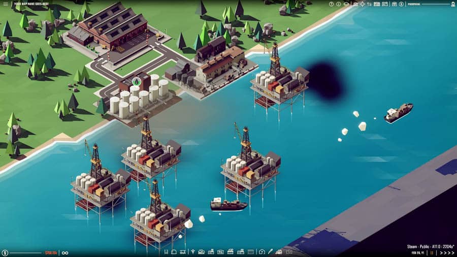 An official picture of Rise of Industry, one of the best tycoon games for xbox.