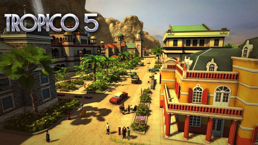 An official picture of Tropico 5, one of the best tycoon games for xbox.