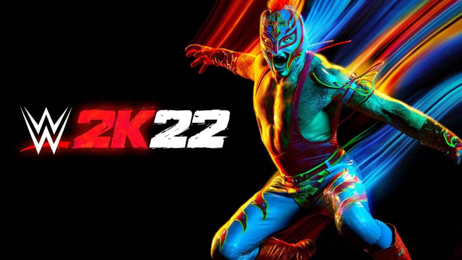 The Official Picture of WWE 2K22 with Rey Mysterio, One of best wrestling games for ps4.