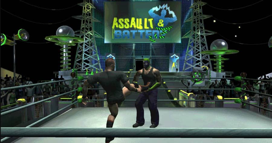 A photo of the title, one of the best wrestling games on PS5.