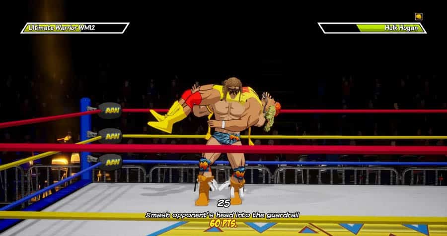 A picture of Action Arcade Wrestling, one of the best wrestling games on xbox.